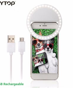 USB Rechargeable Selfie Ring Light Cool Tech Gifts