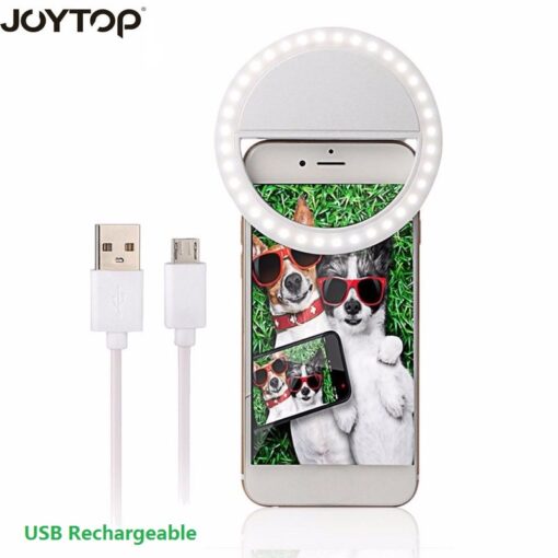 USB Rechargeable Selfie Ring Light Cool Tech Gifts