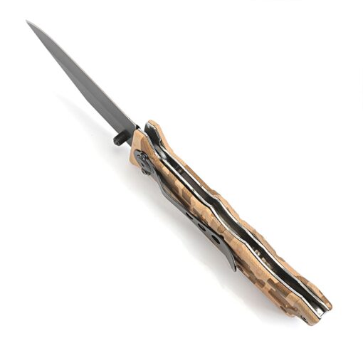 2PC Folding Camo Knife Set Hand Tools