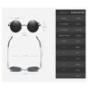 Steampunk Round Anti-UV Polarized Metal Frame Retro Sunglasses Women's Accessories Accessories