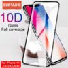 10D protective glass for iPhone X, XS, 6, 6S, 7, 8 plus Cell Phones & Accessories Consumer Electronics