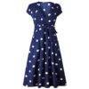 Women Casual Polka Dot Print A-line Dress Dress 