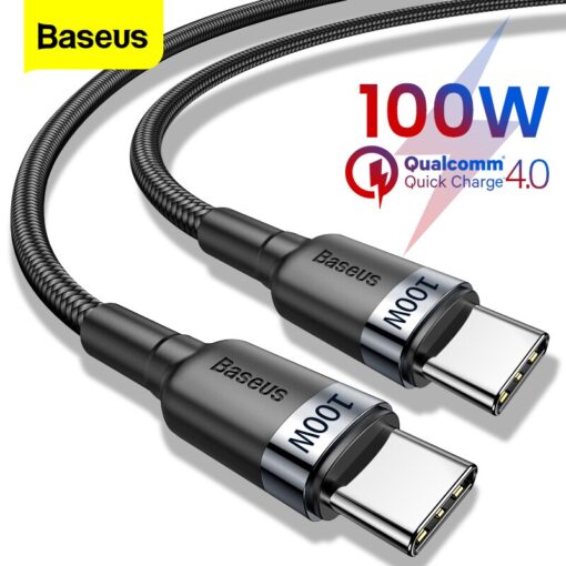 Baseus 100W USB Type C Cable Cell Phones & Accessories