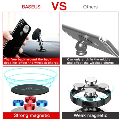 Baseus Universal Car Holder For Mobile Phone Cell Phones & Accessories