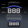 GEYIREN Auto Electronic Overspeed Warning System Water Temperature Alarm Car HUD OBD2 RPM Meter M6 Head-Up Display Auto Parts and Accessories Car Electronics General Merchandise 