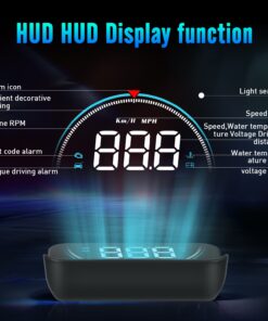 GEYIREN M8 Car HUD Head Up Display OBD2 II EUOBD Overspeed Warning System Projector Windshield Auto Electronic Voltage Alarm Auto Parts and Accessories Car Electronics General Merchandise