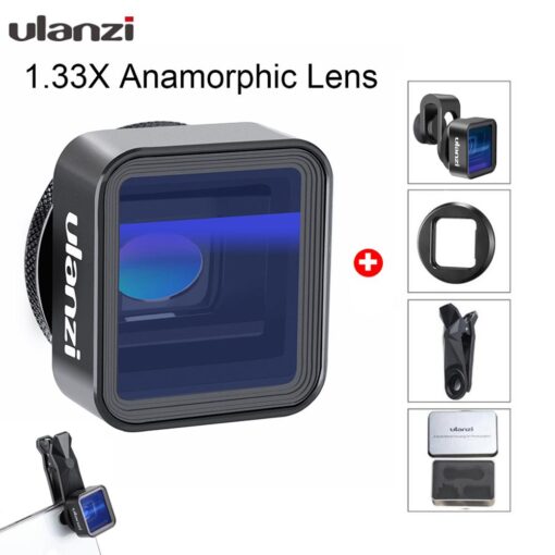 Anamorphic Lens For iPhone 11 Pro 1.33X Wide Screen Cell Phones & Accessories Consumer Electronics