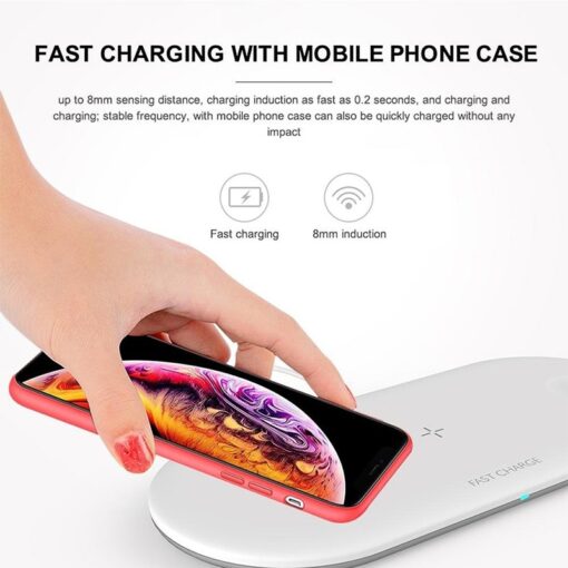 3 in 1 10W Wireless Charger Station Stand Pad for iPhone, Apple Watch, Airpods Cell Phones & Accessories Consumer Electronics