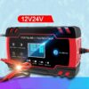 Car Battery Charger Fully Automatic 12V 8A-24V 4A Cool Tech Gifts 