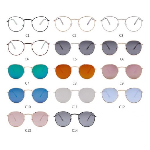 Women Classic Small Frame Round Sunglasses Women's Accessories Accessories