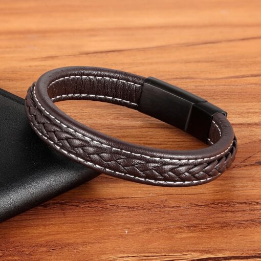 Men’s Genuine Leather Bracelet Budget Friendly Accessories