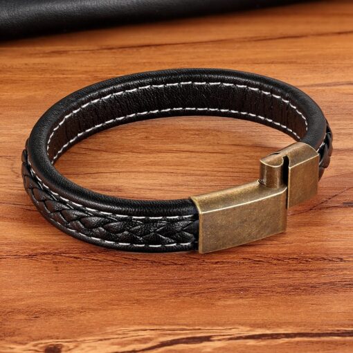 Men’s Genuine Leather Bracelet Budget Friendly Accessories