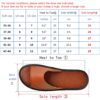 Genuine Cow Leather slippers Men's Shoes Shoes 