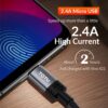 USB Type C Cable Fast Charging Cable Cell Phones & Accessories 