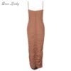 Deer Lady Long Club Elegant Bodycon Maxi Dress Slit Strap Dress Women's Women's Clothing 
