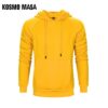 KOSMO MASA Cool Yellow Black Hoodie Hoodies & Sweatshirts Men's Men's Clothing